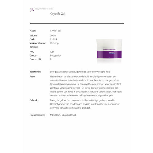 Cryolift Gel